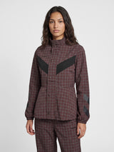 hummel Women's I-D Funnel Neck Check Jacket-6