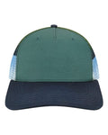 LOCALE Plain Front Five-Panel Trucker Cap-1