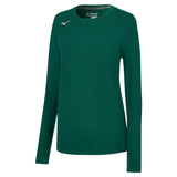 Mizuno Girl's Long Sleeve Attack Volleyball Tee-1