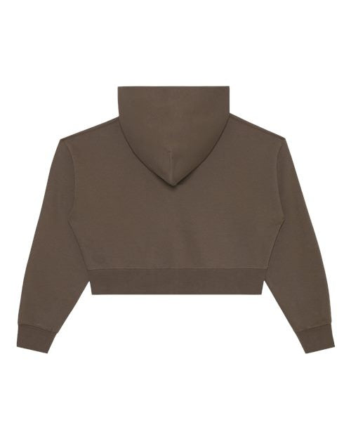 Lane Seven Women's Relaxed Cropped Full-Zip Hoodie Sweatshirt-2