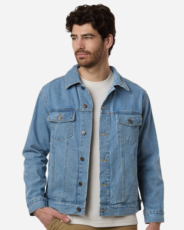 Harriton Men's Cooper Denim Jacket