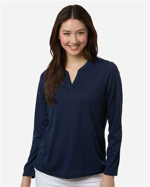 CORE365 Women's Nova Performance Long Sleeve Pique Polo-3