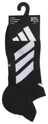 adidas Men's EVO 3-Pack No Show Sock-7