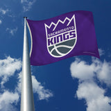 Rico Industries NBA  Sacramento Kings Standard - Purple 3' x 5' Banner Flag-2