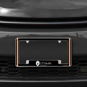 Rico Industries NCAA UT Health Science Center-San Antonio 12" x 6" Chrome License Plate Frame-1