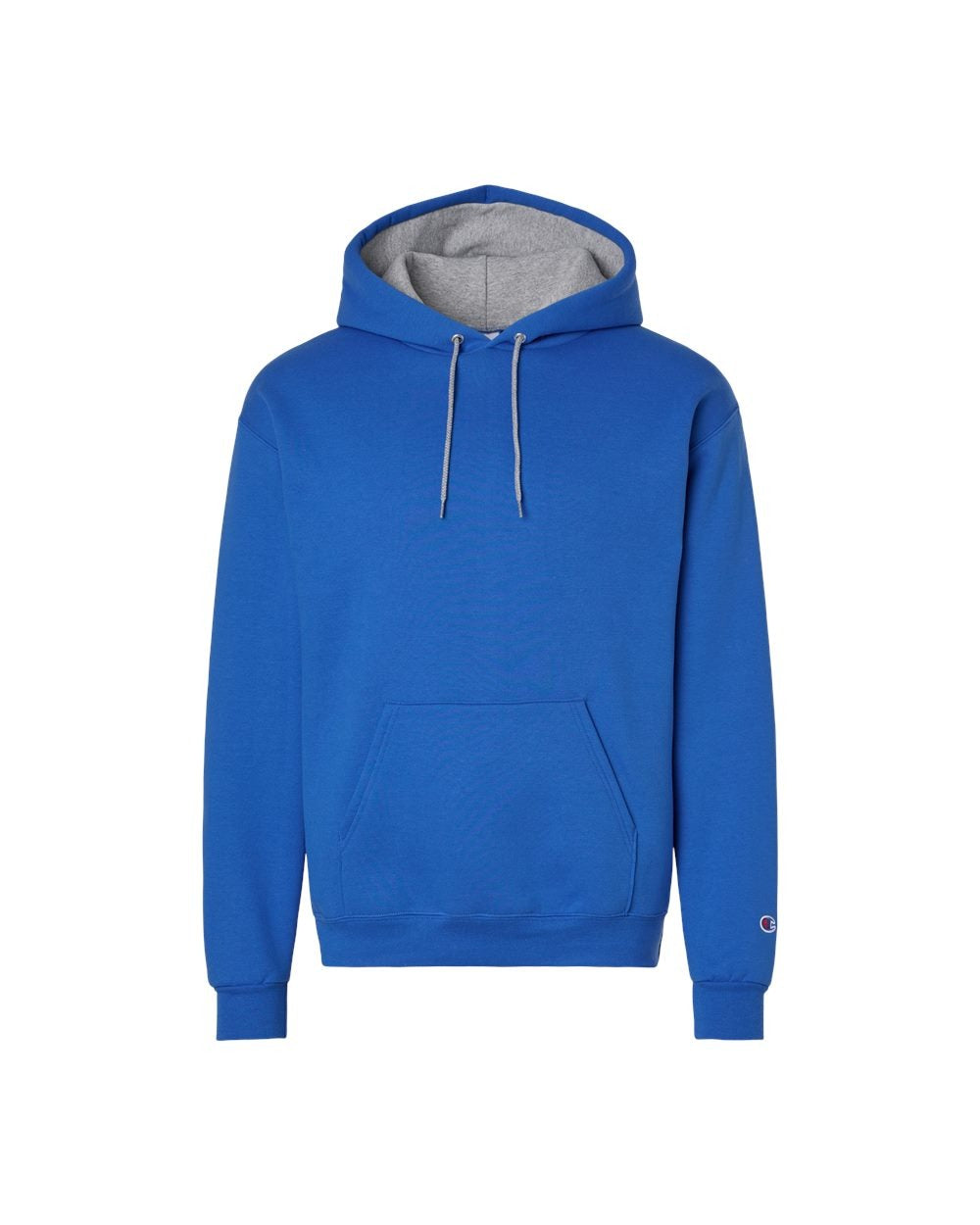 Champion Men's Powerblend Contrast Color Hooded Sweatshirt