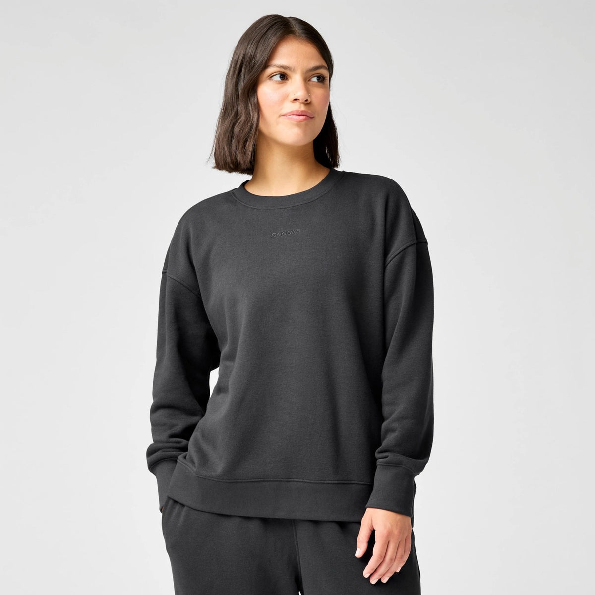 Brooks Women's Reset Sweatshirt-1
