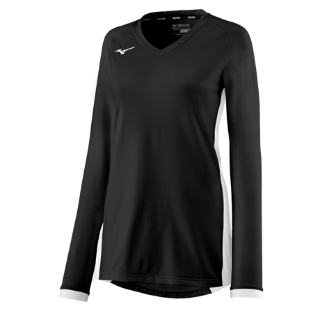 Mizuno Girl's Spike Long Sleeve Volleyball Jersey-1