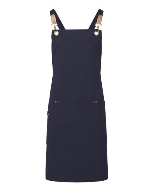 Artisan Collection by Reprime Clip & Clasp Cross-Back Bib Apron-4