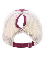 Infinity Her Women's Peached Twill Mesh Back Cap-2