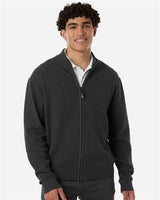 Devon & Jones Men's Hartland Textured Full Zip Sweater-3