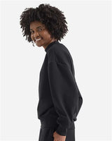 TriDri Women's Luxe Mock Neck Sweatshirt-4