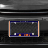 Rico Industries NBA  Phoenix Suns Classic 12" x 6" Chrome License Plate Frame-1