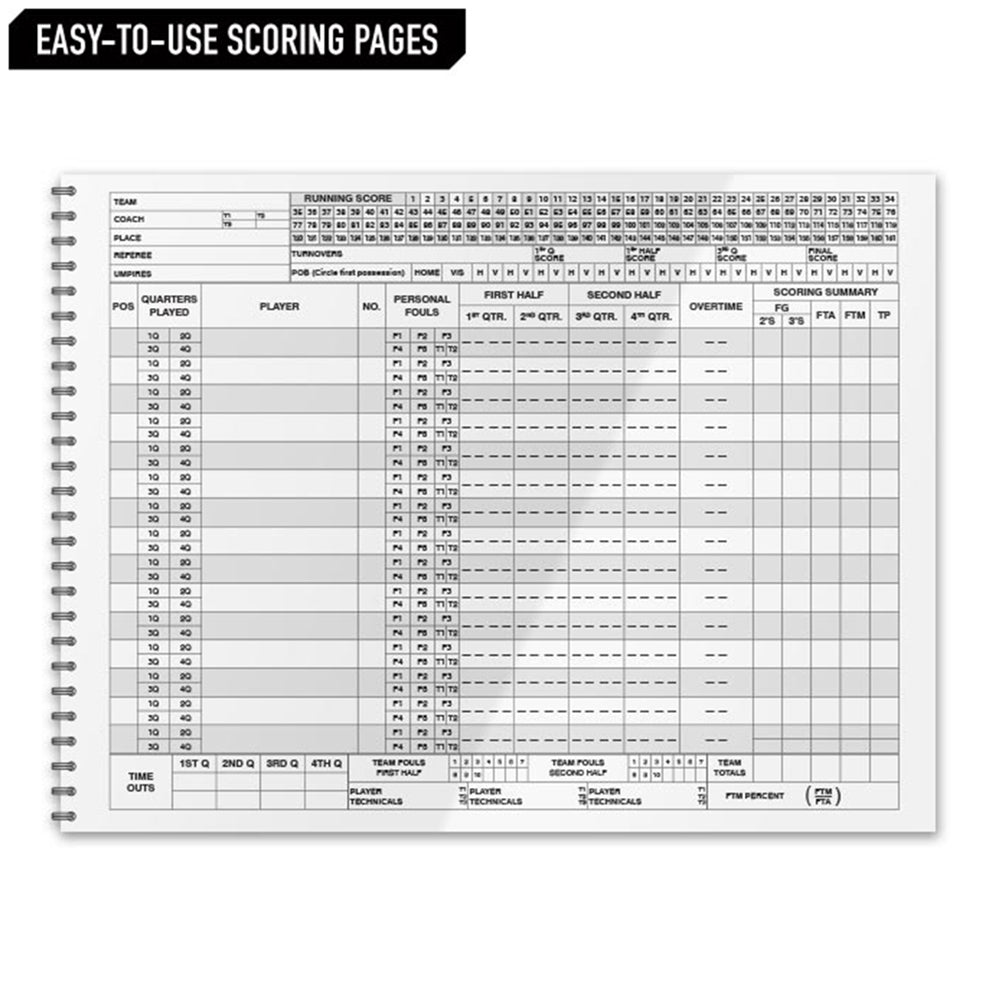 Champro Basketball Scorebook