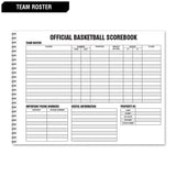 Champro Basketball Scorebook