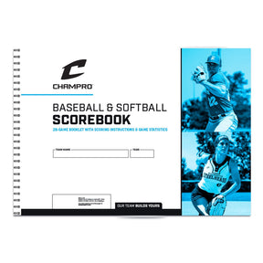 Champro 28 Game Baseball & Softball Scorebook Baseball Accessories All