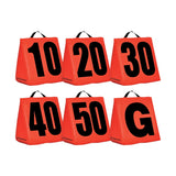 Champro Solid Weighted Football Yard Markers Football Football Field Equipment All