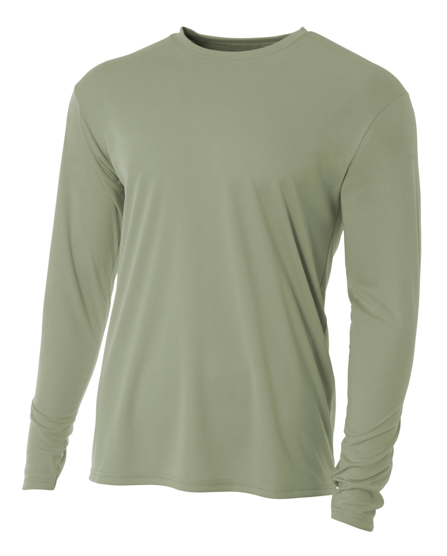 A4 Men's Cooling Performance Long Sleeve Crew-1