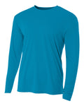 A4 Men's Cooling Performance Long Sleeve Crew Mens Apparel Shirts & Tops