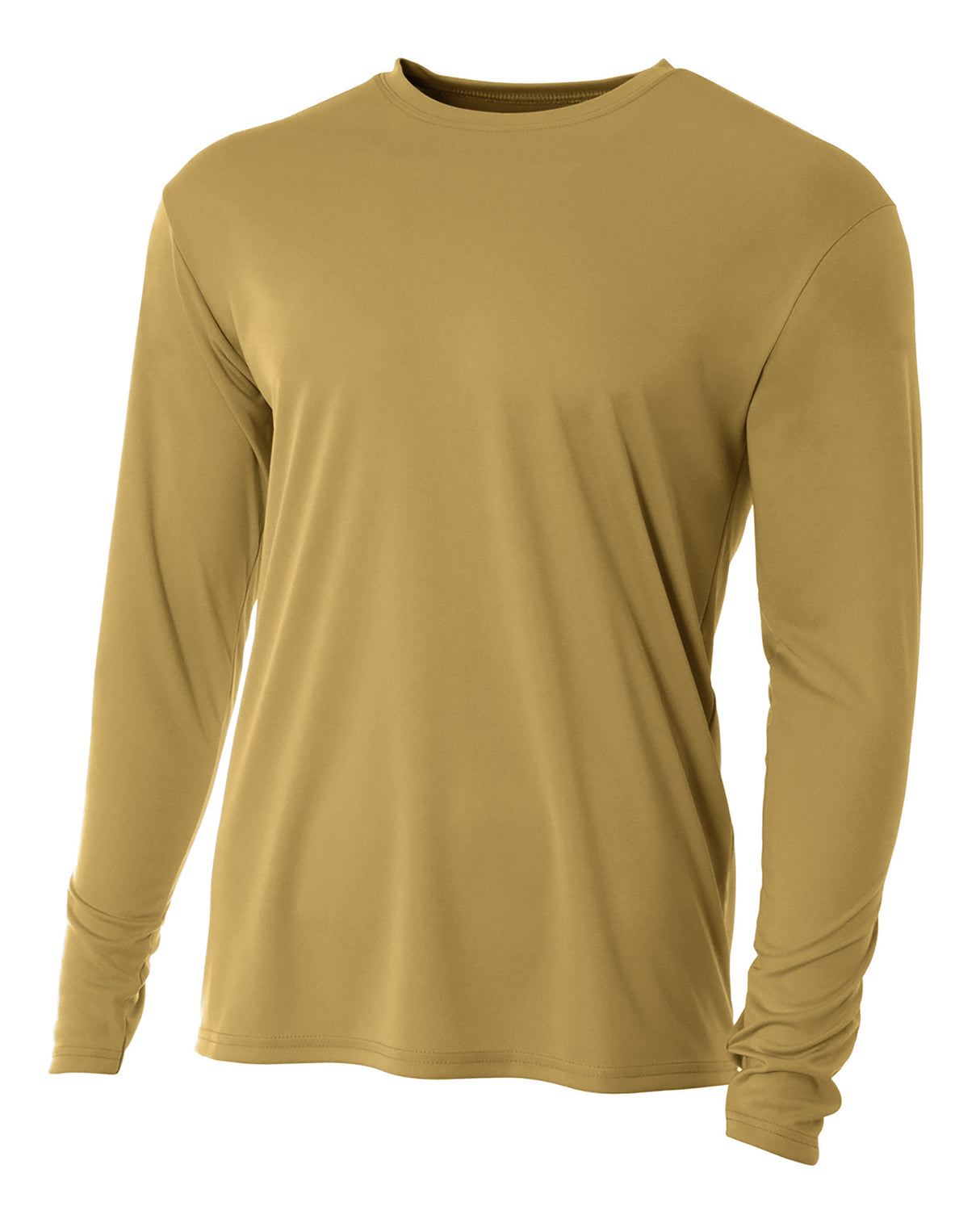 A4 Men's Cooling Performance Long Sleeve Crew Mens Apparel Shirts & Tops