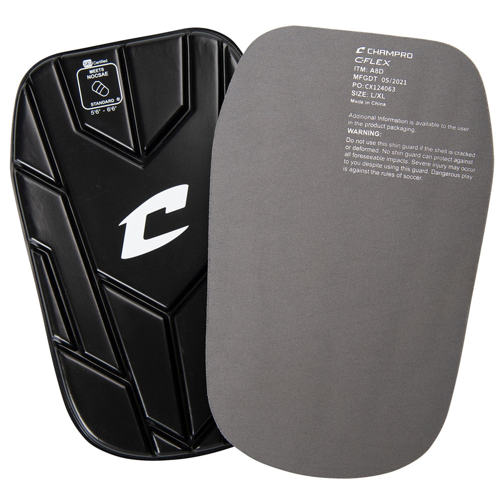 Champro C-Flex NOCSAE Large Soccer Shin Guard Insert Soccer Shin Guards All