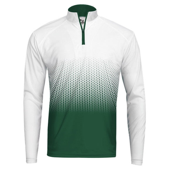 Badger Men's Hex 2.0 Quarter Zip Pullover Badger