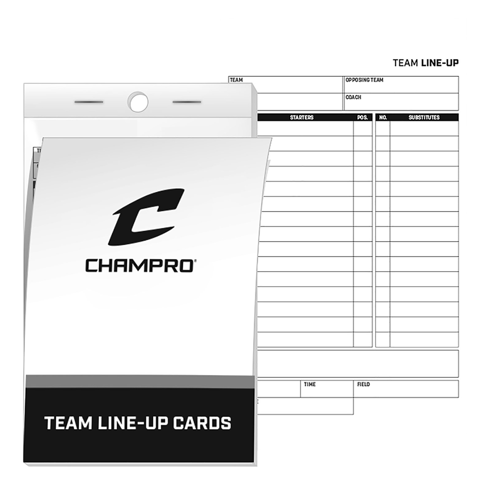 Champro One Dozen Pack Line-up Cards Baseball Accessories All