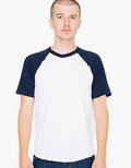 American Apparel Unisex Poly/Cotton Raglan Tee American Apparel
