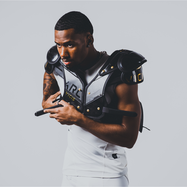 Vicis Arc_V1 Elite Skill Shoulder Pads w/ Attached Back Plate Football Shoulder Pads Adult