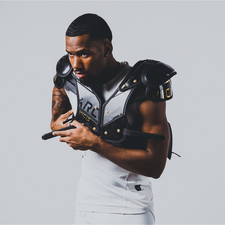 Vicis Arc_V1 Elite Skill Shoulder Pads w/ Attached Back Plate Football Shoulder Pads Adult