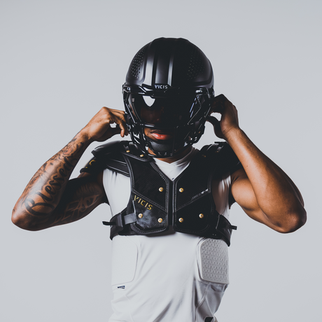 Vicis Arc_V1 Elite All Purpose Shoulder Pads w/ Attached Back Plate Football Shoulder Pads Adult