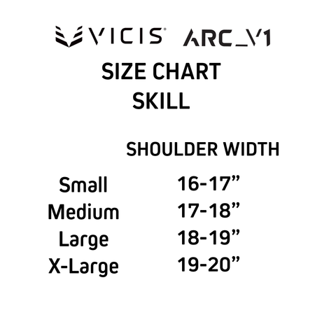 Vicis Arc_V1 Adult Skill Shoulder Pads - QB, WR, DB, K/P Football Shoulder Pads Adult