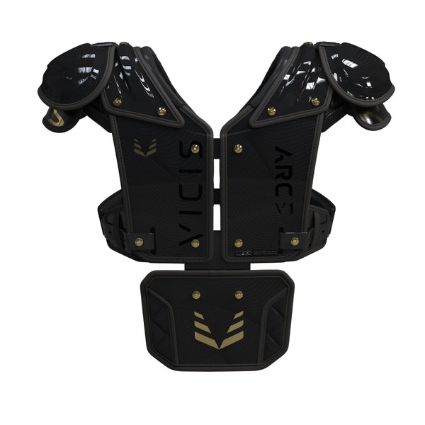 Vicis Arc_V1 Elite All Purpose Shoulder Pads w/ Attached Back Plate Football Shoulder Pads Adult