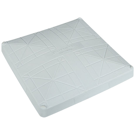 Champro The Hall Set of 3 White 18"x18"x2.5" Molded Bases-1
