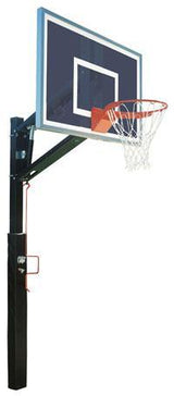 Bison Smoked Lottery Pick ZipCrank 4" Adjustable Basketball System Basketball Equipment All