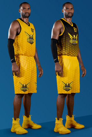 "Alley-oop" Reversible Basketball Premium Uniform Package
