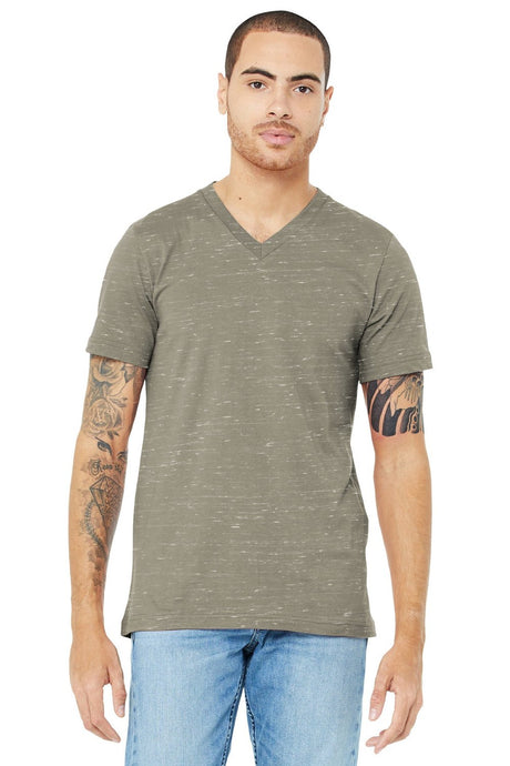 BELLA + CANVAS Men's Jersey Short Sleeve V-Neck Tee BC3005 - Plus 2/2 Mens Apparel Shirts & Tops