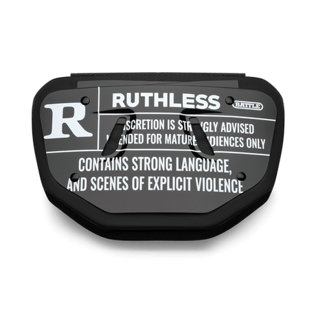 Battle Ruthless Adult Football Back Plate Battle