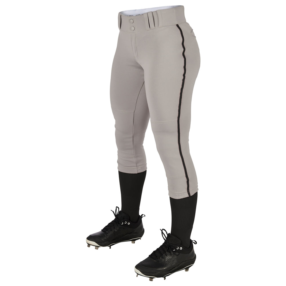 Champro Girl's Tournament Low Rise Softball Pant with Piping