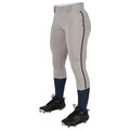 Champro Girl's Tournament Low Rise Softball Pant with Piping