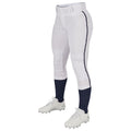 Champro Girl's Tournament Low Rise Softball Pant with Piping