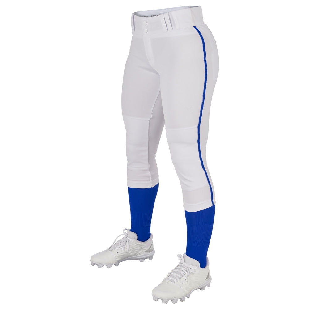 Champro Girl's Tournament Low Rise Softball Pant with Piping
