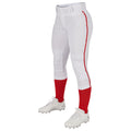 Champro Girl's Tournament Low Rise Softball Pant with Piping
