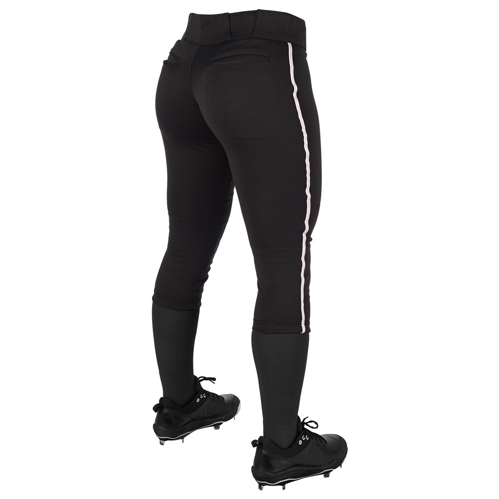 Champro Girl's Tournament Low Rise Softball Pant with Piping