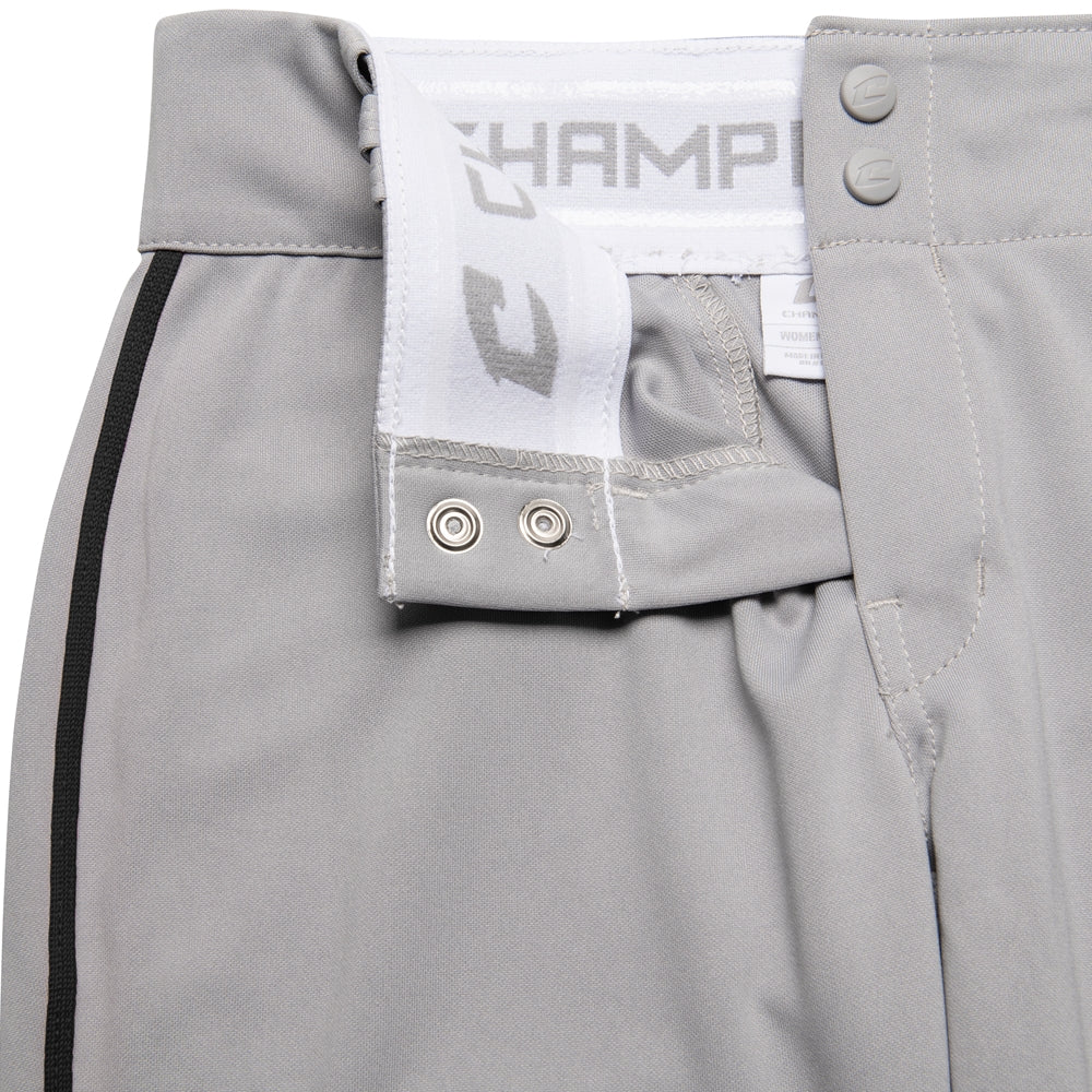 Champro Girl's Tournament Low Rise Softball Pant with Piping