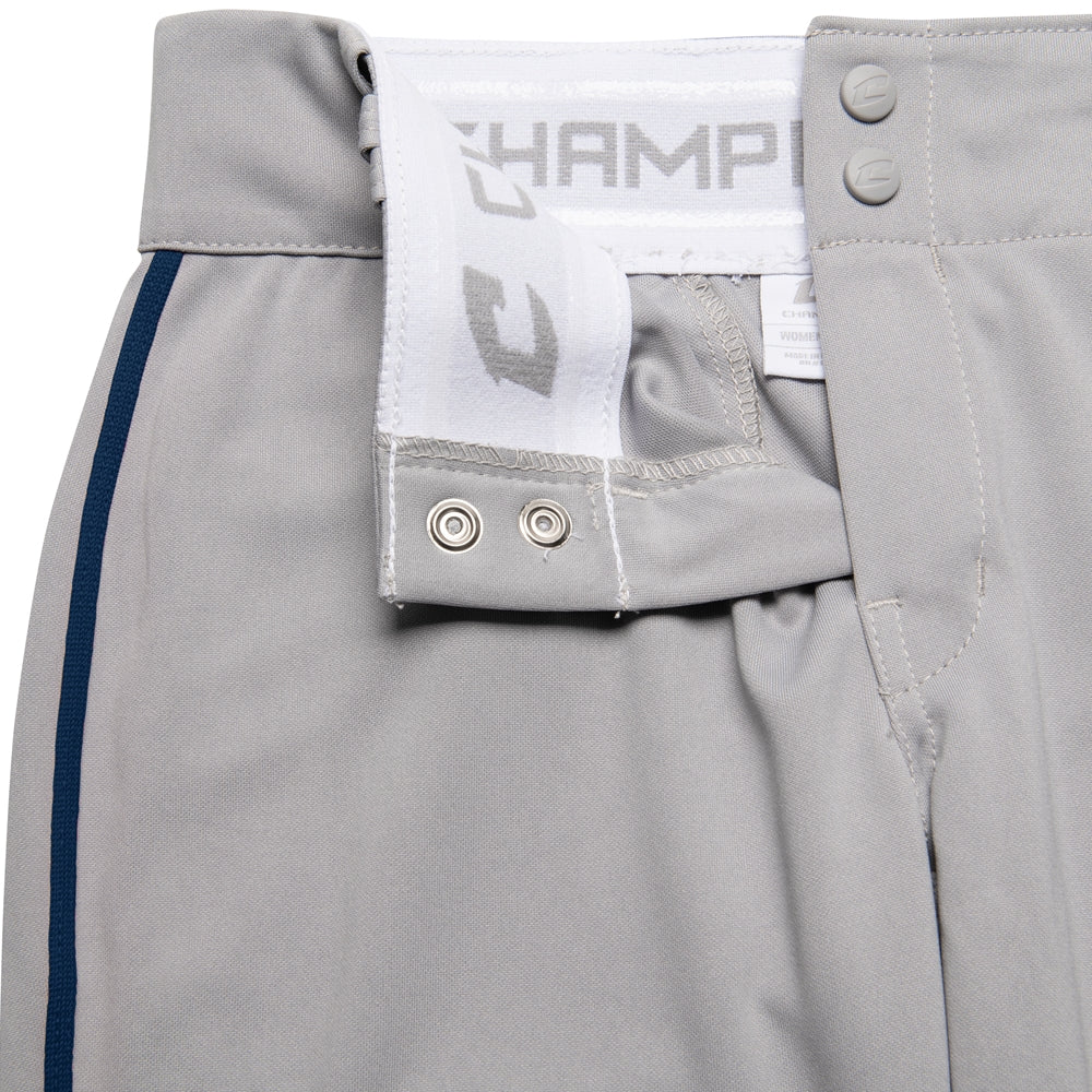 Champro Girl's Tournament Low Rise Softball Pant with Piping