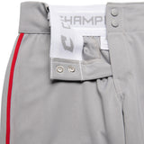 Champro Girl's Tournament Low Rise Softball Pant with Piping