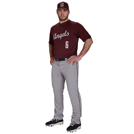 Champro Men's MVP Open Bottom Baseball Pants with Piping Baseball Pants Adult