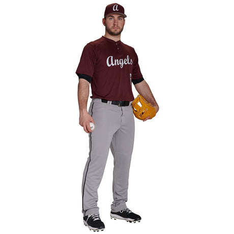 Champro Men's MVP Open Bottom Baseball Pants with Piping Baseball Pants Adult