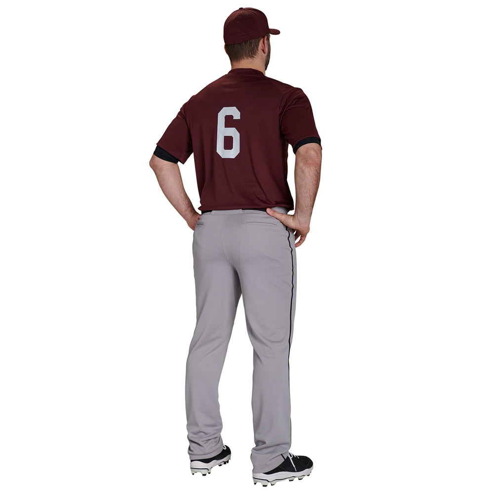 Champro Men's MVP Open Bottom Baseball Pants with Piping Baseball Pants Adult
